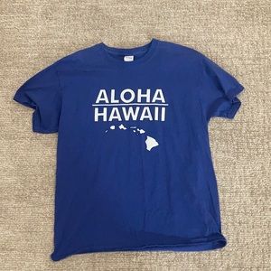 Blue Graphic T Shirt